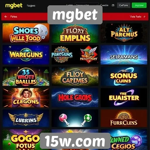 Mgbet e a diversidade de jogos disponíveis